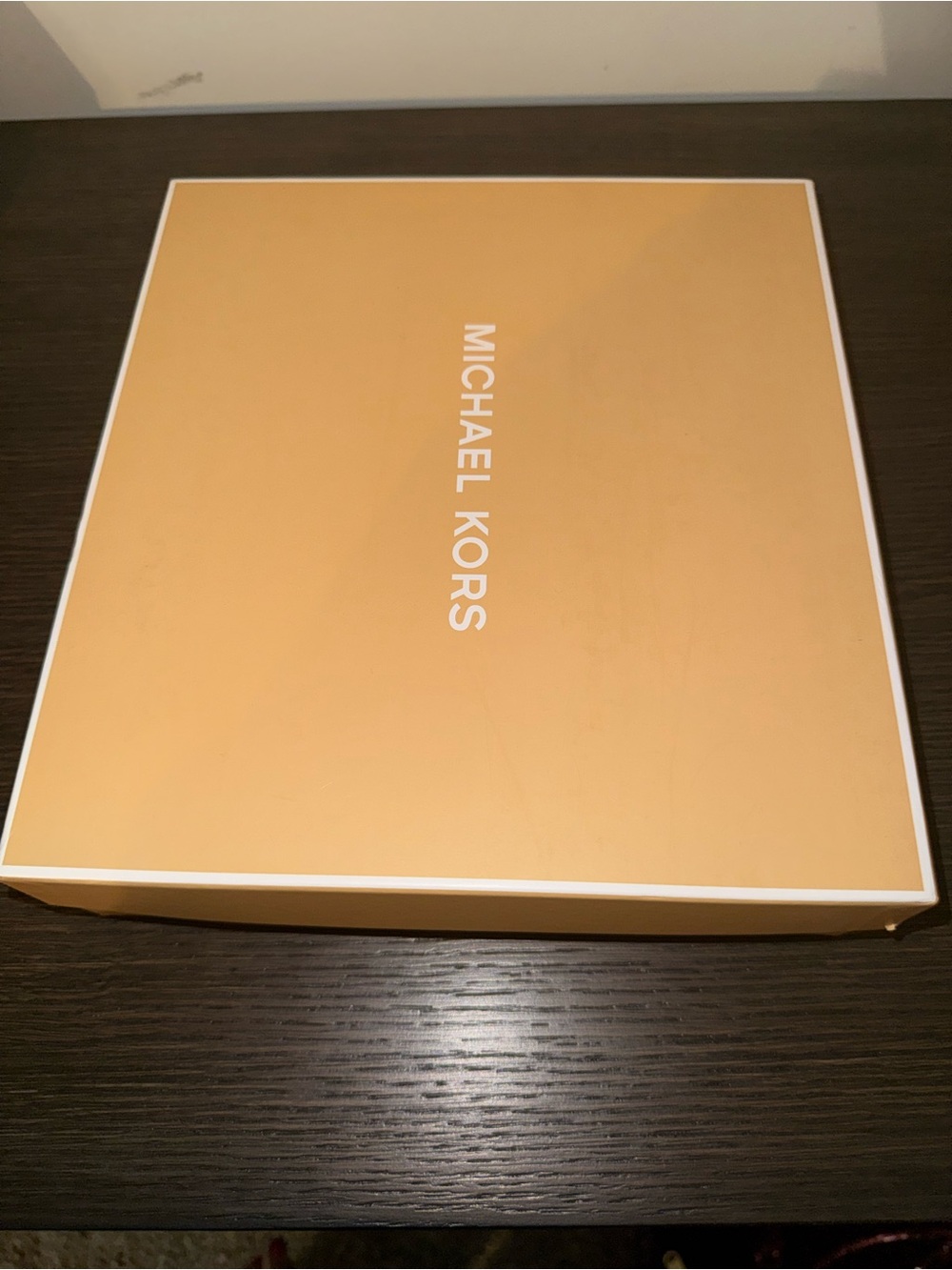 Michael Kors Metallic Gold Quilted Logo Crossbody with Card Sleeve - Picture 4 of 5